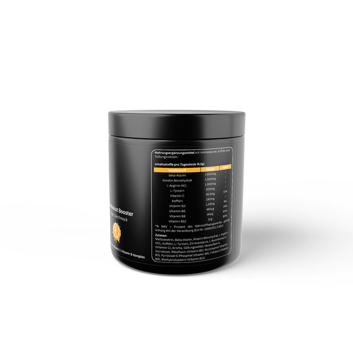 Pre-Workout Booster - Geschmack: Orange - Zyva Life